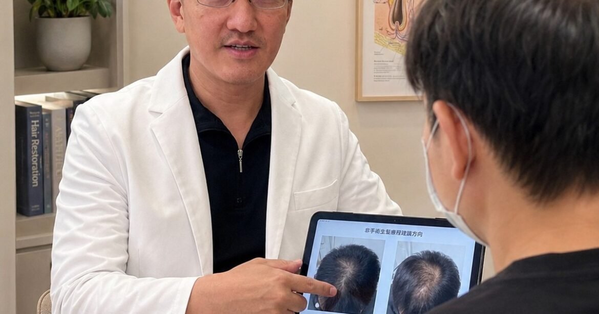 中年落髮非手術增髮方法介紹：吳芮醫師告訴你如何選擇增髮療程
