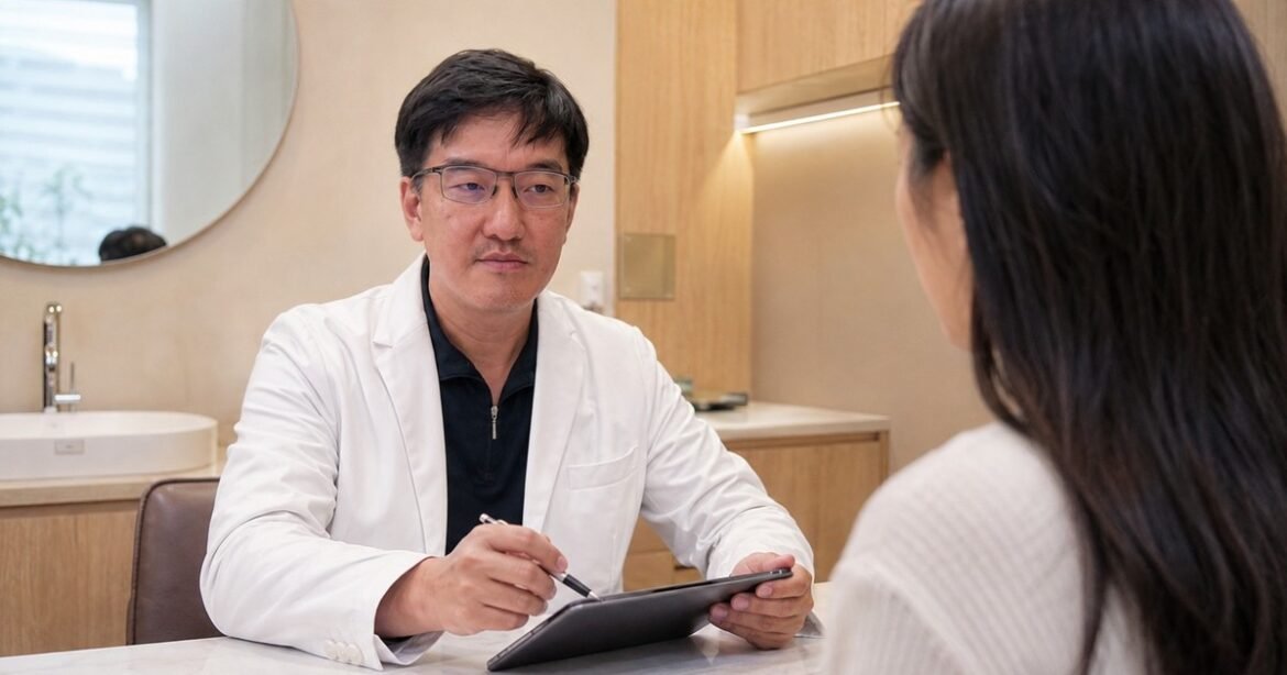 吳芮醫師講解自體脂肪隆乳的優勢與適合對象
