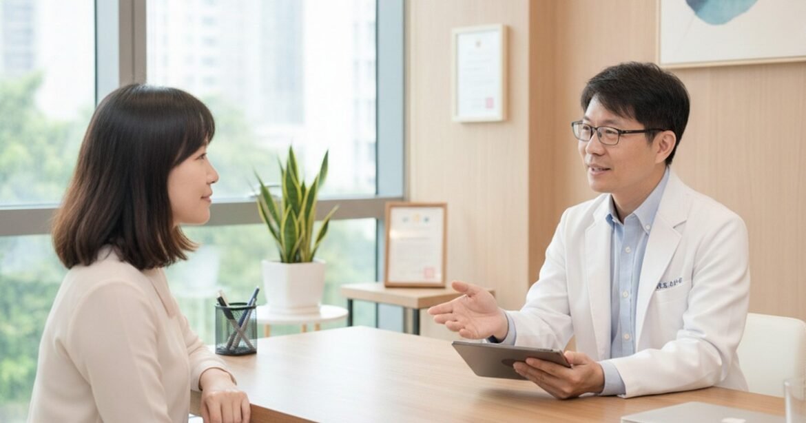 吳芮醫師分析案例分享：雙下巴類型與醫美療程比較圖
